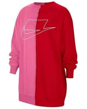Nike (Wmns) Back Cardigan Zipper Long Sleeves - Red