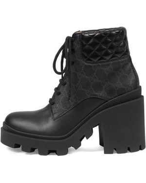 Gucci (Wmns) Gg Ankle Boot - Black