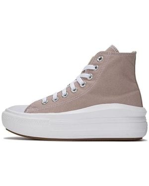 Converse (Wmns) Chuck Taylor All Star Move High 'Stone Mauve' - Brown