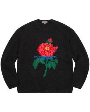 Supreme Fw20 Week 4 X Yohji Yamamoto Crossover Rose Flower Pattern - Green