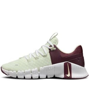 Nike (Wmns) Free Metcon 5 'Sea Glass Burgundy Crush' - White