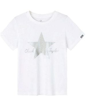 Converse (Wmns) Logo Printed T-Shirt - White