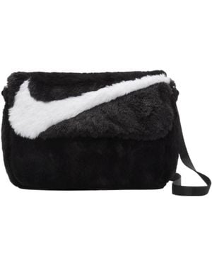 Nike Sportswear Futura 365 Faux Fur Crossbody Bag 1L - Black
