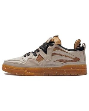 Li-ning (Wmns) Weiwu Pro Skate Shoes 'Khaki Tan' - Brown