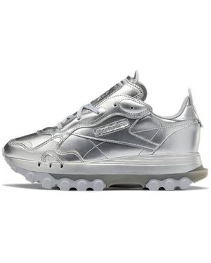 Reebok (Wmns) Cardi B X Classic Leather Metallic Pewter' - Gray