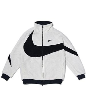 Nike Big Swoosh Reversible Boa Jacket (Asia Sizing) - White