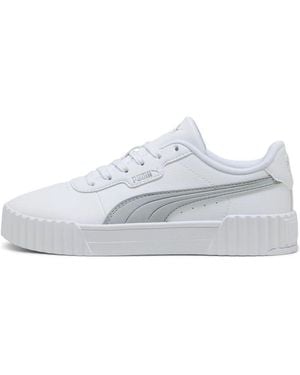 PUMA (Wmns) Carina 3.0 Aqua Metallics - White
