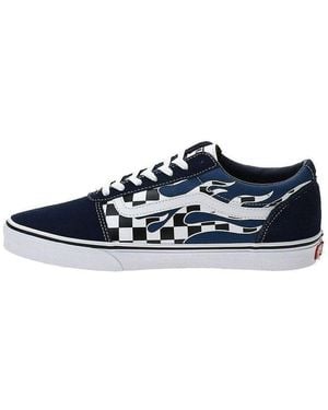 Vans Old Skool Ward Flame Check - Blue