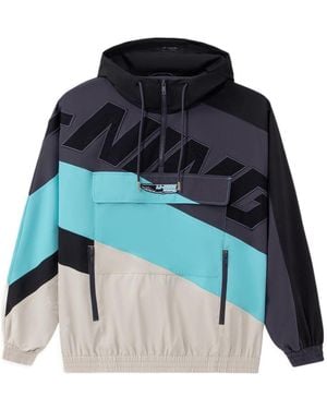 Li-ning Logo Print Gore-Tex Sport Hoodie - Blue