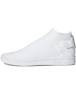 adidas (Wmns) Stan Smith Sock Primeknit 'Triple' - White
