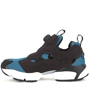 Reebok Instapump Fury Og Hollow Out Shock Absorption Non-Slip Shoes/Sneakers Splicing - Blue