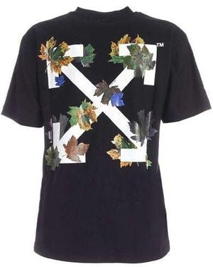 Off-White c/o Virgil Abloh (Wmns) Arrow Printing Short Sleeve - Black