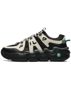 Fila Panini Basketball Shoes Oatmeal' - Black