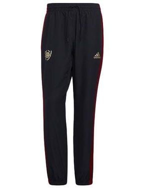 adidas Cny Don Pant Printing Loose Basketball Sports Trousers - Black