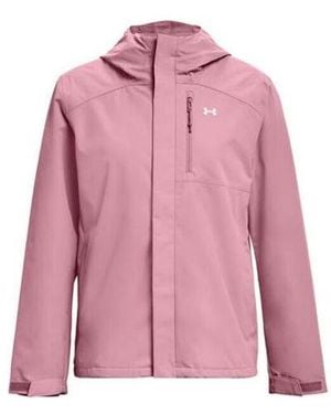 Under Armour (Wmns) Under Armour Autumn Three-In-One Woven Hooded Jacket - Pink