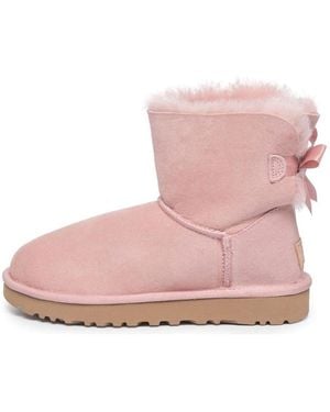 UGG (Wmns) Mini Baley Bow Ii Snow Boots - Pink