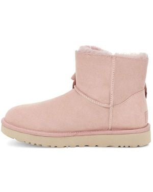UGG (Wmns) Classic Mini Two-Tone Bow - Pink