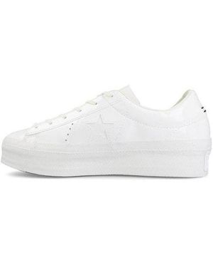 Converse (Wmns) One Star Platform Low 'Vintage' - White