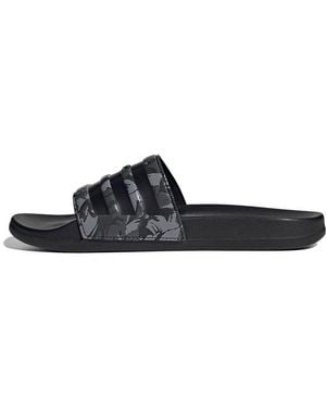 adidas Adilette Comfort Slide Camo' - Black
