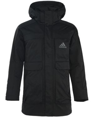 adidas Outdoor Sport Hood Down Jacket And - Black