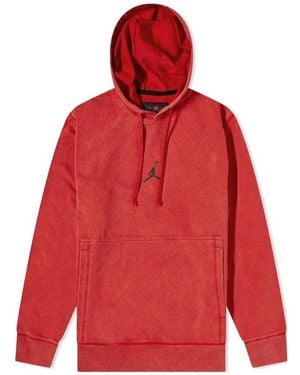 Nike Dri-Fit Fleece Pullover Hoodies - Red