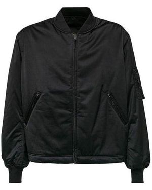 adidas Y-3 Back Logo Printing Long Sleeves Jacket - Black