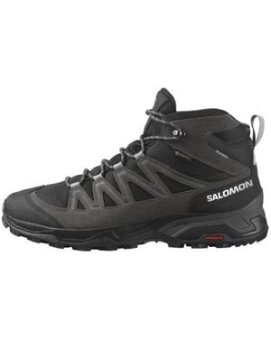 Salomon X Ward Leather Mid Gtx 'Phantom' - Black