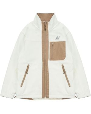New Balance Contrasting Colours Jacket Couple Style - White