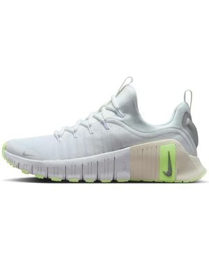 Nike (Wmns) Free Metcon 6 Metallic Barely Volt' - White