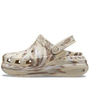 Crocs™ Classic Crush Marbled Clog 'Bone Multi' - Natural