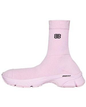 Balenciaga (Wmns) Speed 3.0 Monocolor Trainers 'Recycled Light' - Pink