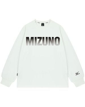 Mizuno Graphic Long Sleeve T-Shirt - White