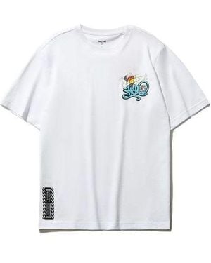Li-ning X Disney Crossover Cartoon Printing Tee - White