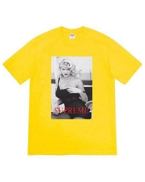 Supreme Week 8 Anna Nicole Smith Tee Pattern Printing Short Sleeve - Natural