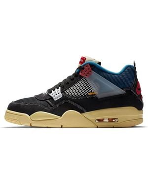 Nike 4 Retro X Union La 'Off Noir' - Blue