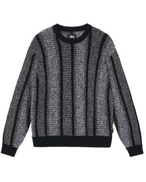 Stussy Baja Loose Gauge Jumper - Black