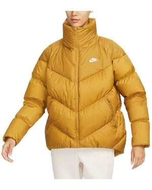 Nike (Wmns) Sportswear Windpuffer Therma-Fit Loose Puffer Jacket - Yellow