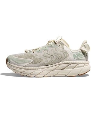Hoka One One Satisfy Clifton Ls Rubber-trimmed Mesh Trainers - White
