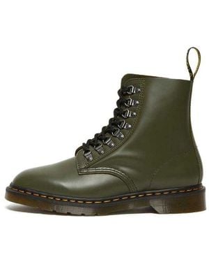 Dr. Martens 1460 Pascal Verso Stylish Simplicity Waterproof Wear-Resistant Mid Tops Martin Boots Couple Style - Green