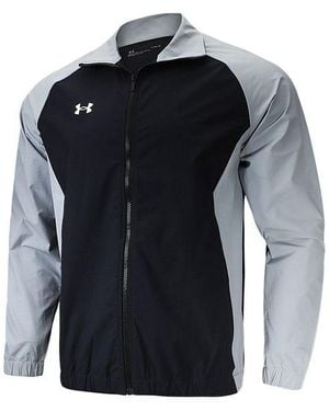 Under Armour Sportstyle Woven Full Zip Jacket in Blue for Men Lyst UK