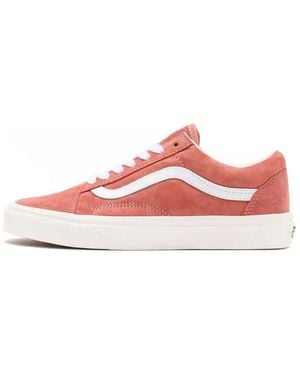 Vans Pig Suede Old Skool Trainers - Pink
