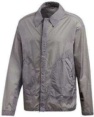 adidas Originals Nmd Webbing Logo Coach Jacket - Gray