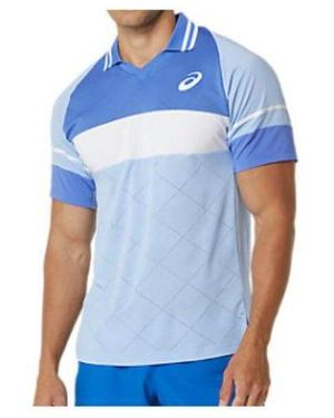 Asics Match Actibreeze Polo Shirt 'Sapphire' - Blue