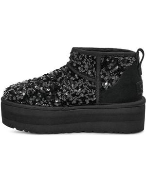UGG (Wmns) Ultra Mini Chunky Sequin - Black