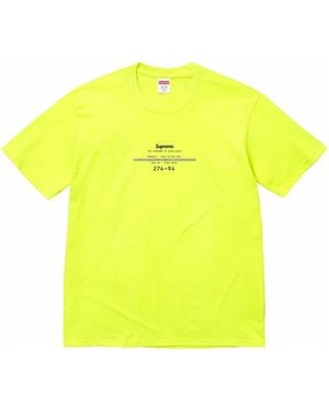 Supreme Standard T-Shirt - Yellow