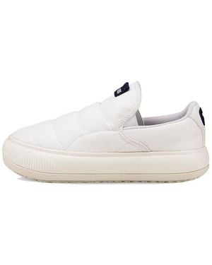 PUMA (Wmns) Suede Mayu Slip-On Canvas Marshmallow' - White