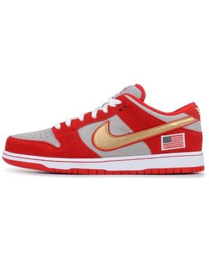 Nike Sb Dunk Low 'Nasty Boys' - Red