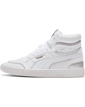 PUMA (Wmns) Ralph Sampson Mid Metal - White