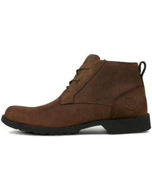 Timberland Fitchburg Waterproof Chukka Boots 'Dark Nubuck' - Brown