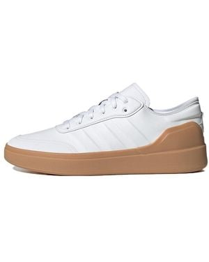 adidas Court Revival Shoes Gum' - White